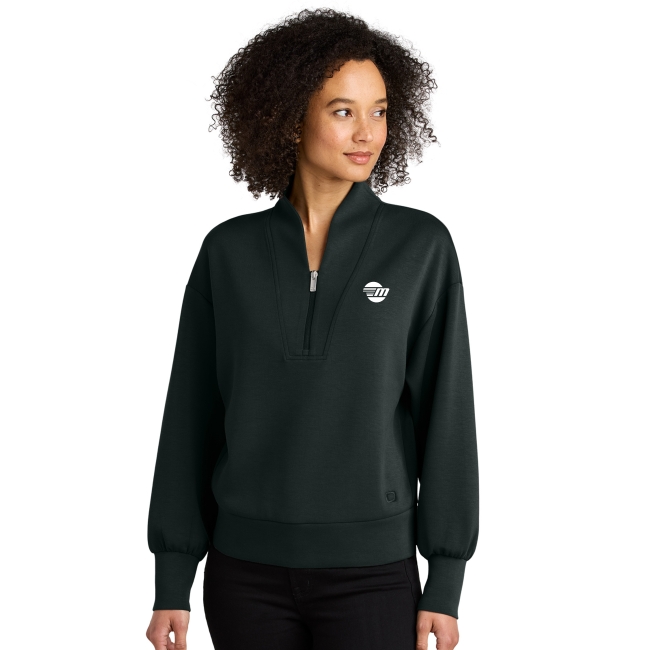 Malibu Womens Transcend 1/4 Zip Shirt