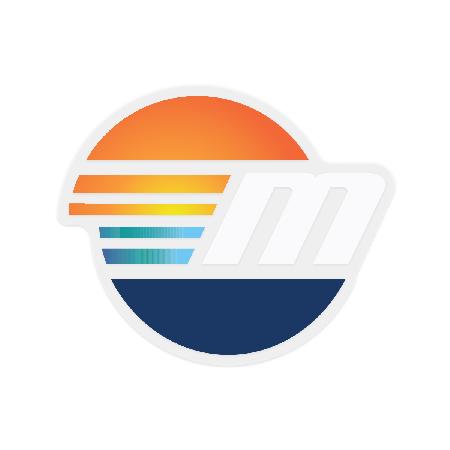 Malibu Sun Logo Sticker