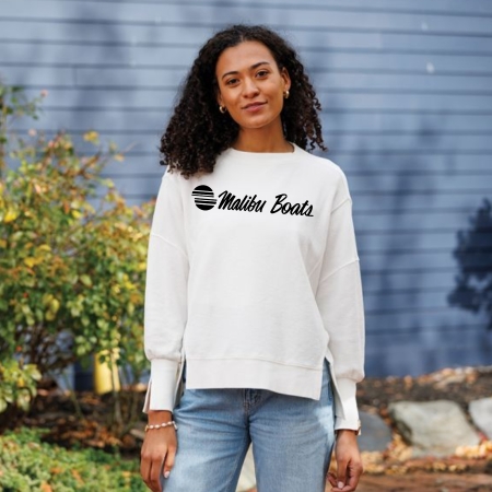 Malibu Womens Spliced Sweatshirt